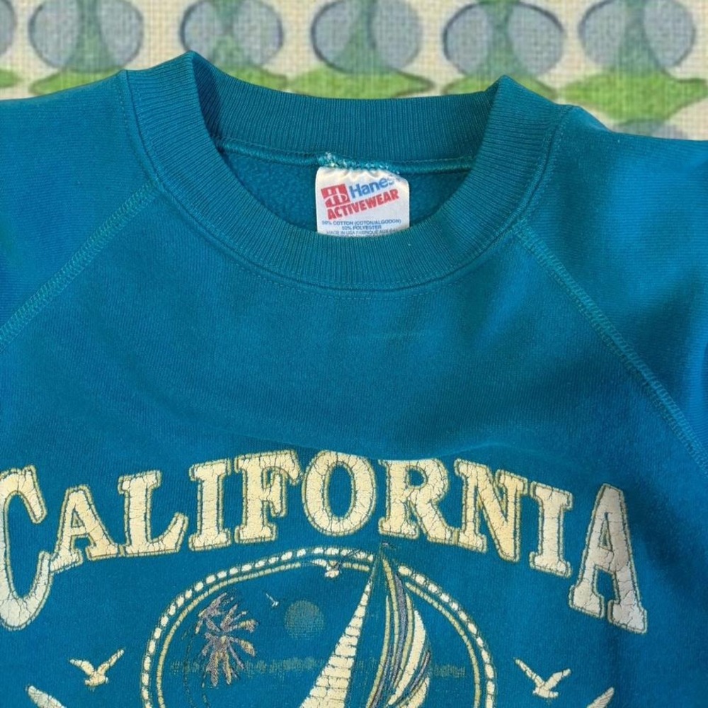 Vintage 90s Hanes California activewear crewneck
